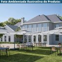 Ver imagem 7 de Ombrelone Lateral Trancoso Fratini 300 Cm Aluminio Fendi Capa Poliéster Base Lateral Plus Hdpe