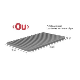 Tapete Escorredor De Copos Trium Marca Ou Drinks Mat Bar - 2
