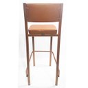 Ver imagem 5 de Banqueta EMPILHÁVEL Cobre Altura 65cm assento e encosto Cobre - Poltronas do Sul
