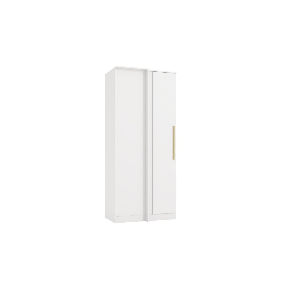 Guarda Roupa Closet Modulado Componível de Canto Reto 1 Porta Adapt ...
