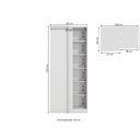 Ver imagem 2 de Guarda Roupa Closet Modulado Componível de Canto Reto 1 Porta Adapt N530 Kappesberg - Branco