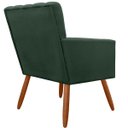 Ver imagem 4 de Poltrona Decorativa Cecilia Pés Palito Suede Verde - DS Estofados