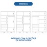 Guarda-roupa Modulado 4 Portas Elegance - 10