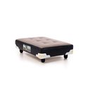 Ver imagem 1 de Cama PET Bed Castor, Cinza e Preto, Tamanho P - 60 x 40 cm