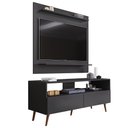 Ver imagem 1 de Painel para Tv 50 Pol Senna e Rack Bancada 136cm Versa M24 Preto - Mpozenato