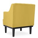 Ver imagem 2 de Poltrona Decorativa Clássica Com Base Madeira Suede Amarelo - DS Estofados