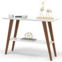 Ver imagem 4 de Aparador Mônaco Tampo Mdf 25mm Maciço Branco 92cm