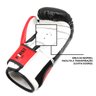 Luva de Boxe e Muay Thai First 10OZ Pretorian Pretorian Fight Preto/Vermelho - 5