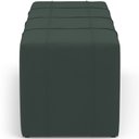 Ver imagem 6 de Puff Decorativo Living Sala de Estar 160 cm Roma W01 Suede Verde Musgo - Lyam Lyam Decor