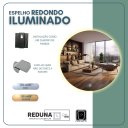 Ver imagem 3 de Espelho Redondo 40cm Iluminado Led 3000k Quente Touch Screen-luz Indireta