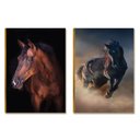 Ver imagem 2 de Kit 5 Placas MDF Cavalos Decorativos Estilo Country DC35