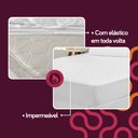 Ver imagem 3 de Protetor para Colchão Casal Queen Impermeável Com Elástico