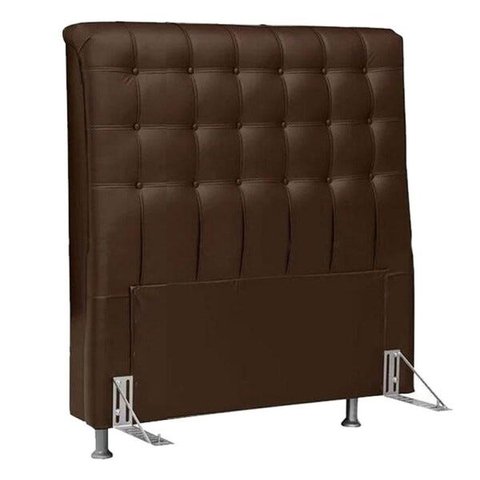 Cabeceira Solteiro 90cm Para Cama Box Ana Corino Marrom - DS Móveis