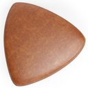 Ver imagem 6 de Puff Decorativo Orgânico para Sala de Estar Living Trizza W01 Couríssimo Camel - Lyam Decor