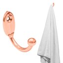 Ver imagem 3 de Kit 20 Ganchos Pequenos de Parede Cabide Vertical Para Roupas - Wp Connect Gancho de Cabide Rosé Gol