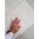 Ver imagem 4 de Kit 3 Tapetes Algodão para Banheiro, quarto, sala, - Tamanho - 0,50 x 0,80 - Pelo Baixo- Cor Cru