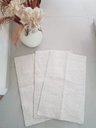Ver imagem 5 de Kit 3 Tapetes Algodão para Banheiro, quarto, sala, - Tamanho - 0,50 x 0,80 - Pelo Baixo- Cor Cru