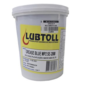 Graxa de Lítio Azul para Rolamentos 900g - Lubtoll Grease Blue Mp2 Se-2000
