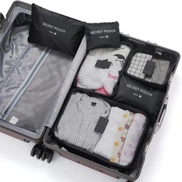 Kit 6 Organizador Mala e Bolsa de Viagem Roupa Necessaire - 4