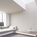 Ver imagem 1 de Painel Ripado Interno Liso de Poliestireno 290cm x 14cm 0,10cm Espessura Formaco Decor Branco