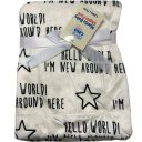 Ver imagem 1 de Manta Bebê Dupla Face Oportunity Sherpa e Flannel Fleece 100x75
