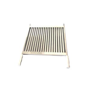 Grelha Uruguaia Inox 57X40Cm Para Churrasqueira E Premoldada