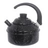 Chaleira Esmaltada Para Fogão 2,2L Indução - Preta - 1