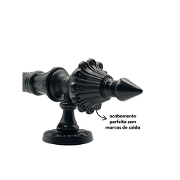 Puxador Colonial Jd 61cm Preto Fosco - 10