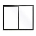 Ver imagem 3 de Janela de alumínio 02 folhas fit preto - 100x120