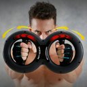 Ver mais imagens de Hand Grip Exercitador Braço Antebraço Punho Força Resistencia 20kg Musculaçao Treino Exercicio Fisic