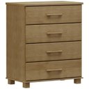 Ver imagem 1 de Comoda 4 Gavetas Madeira Maciça 84 Cm 2250 Freijo Milani Store