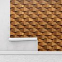 Ver imagem 3 de Papel de Parede Autocolante Madeira Robusta Rústica 3d Para Quarto e Sala 10m