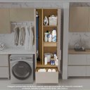 Ver imagem 7 de Armario Lavanderia 2 Portas 2 Gavetas Nesher 70cm 100 MDF