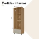 Ver imagem 4 de Armario Lavanderia 2 Portas 2 Gavetas Nesher 70cm 100 MDF