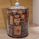 Ver imagem 1 de Capa Protetora para Botijão Bujão de Gás Impermeável Vinho