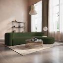 Ver imagem 2 de Sofá Modular Celinne Luxuoso Sala de Estar Decoração Luxo 265cm Linho Verde