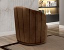 Ver imagem 4 de Poltrona Stela Cor:Veludo Marrom 260
