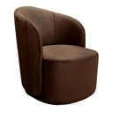 Ver imagem 1 de Poltrona Stela Cor:Veludo Marrom 260