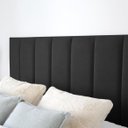 Ver imagem 2 de Cabeceira Para Cama Box Casal / King Estofada Suspensa PRETA