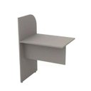 Ver imagem 1 de Baia CONTINUAÇÃO para Atendimento 1,20x0,80x0,60m - NEWCITY - CINZA/CINZA - 24011