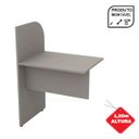 Ver imagem 2 de Baia CONTINUAÇÃO para Atendimento 1,20x0,80x0,60m - NEWCITY - CINZA/CINZA - 24011