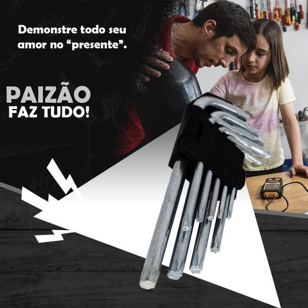 Kit Chave Torx Aço com 9 Peças Oferta Especial Dia dos Pais - 2