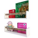 Ver imagem 1 de Kit de Prateleiras para Livros Infantis Estante Organizadora de Brinquedos MDF 2UN55CM