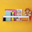 Ver imagem 3 de Kit 2 Nichos Porta Livros Infantis Prateleira Organizadora de Bonecos Estante de Brinquedos 55cm