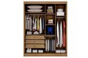 Ver imagem 6 de Guarda Roupa Solteiro com Espelho 100% MDF 2 Portas de Correr 3 Gavetas 162cm Thor Plus Cumaru/Fen