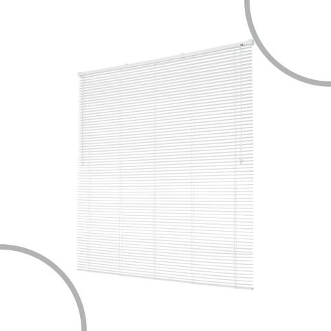 Persiana Horizontal de PVC- 1,20X1,60m Cortina Off Blackout Branco