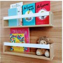 Ver imagem 3 de 2 Prateleiras para Banheiro Lavabo Nicho para Sala de Leitura Infantil MDF 55cm