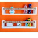 Ver imagem 1 de Prateleira para Banheiro Estante Para Lavabo Nicho Cubo Mdf 2pçs 55cm