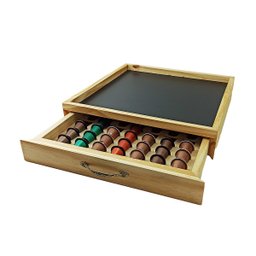 Porta Cápsulas de Café Nespresso com Bandeja e Gaveta Nat63 - 3