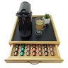 Porta Cápsulas de Café Nespresso com Bandeja e Gaveta Nat63 - 1
